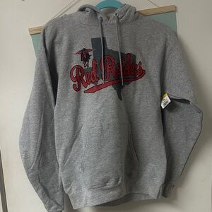 Hanes Gray Red Raiders Hoodie